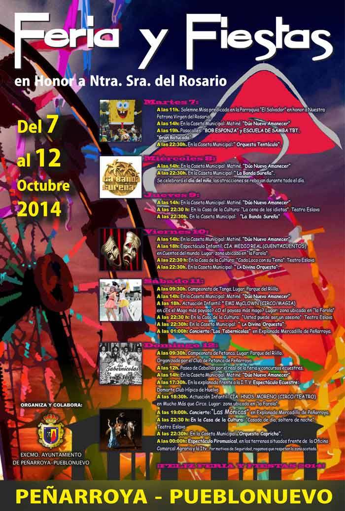 Fiestas patronales en honor de la Virgen del Rosario 2014 Peñarroya-Pueblonuevo